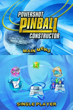 Powershot Pinball Constructor (Europe) (En,Fr,De,Es,It) screen shot title